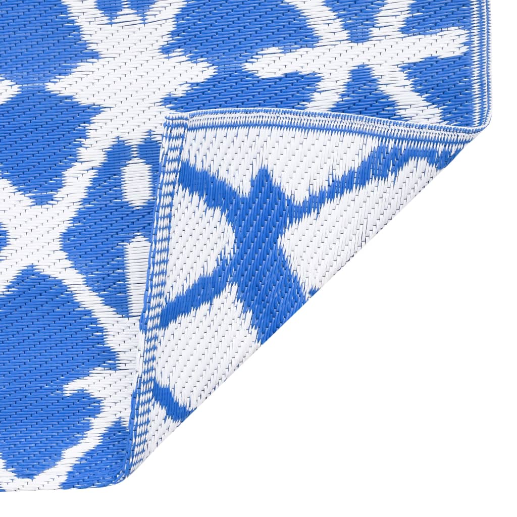 Buitenkleed Arakil Pp Blauw En Wit