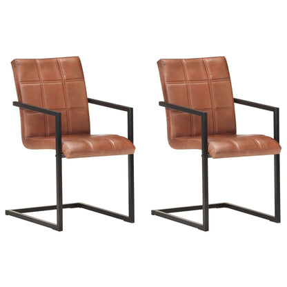 Eetkamerstoelen Echt Leer