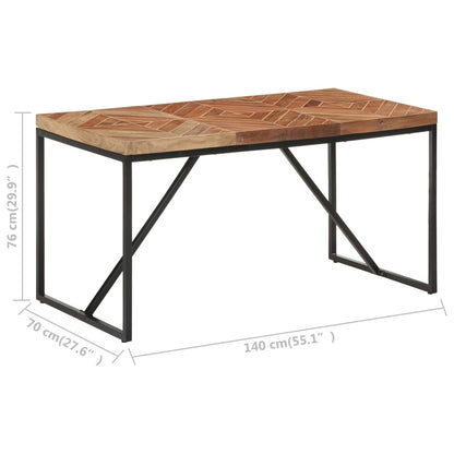 Eettafel Massief Acaciahout En Mangohout
