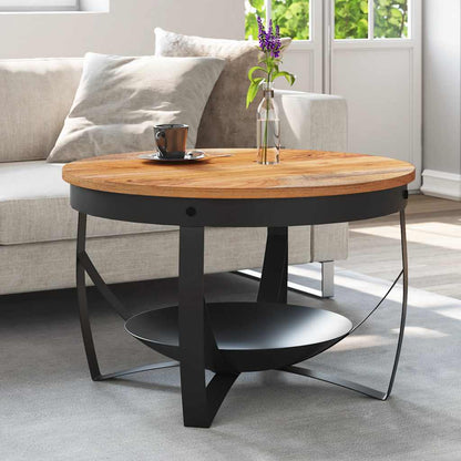 Salontafel Ø Ruw Mangohout