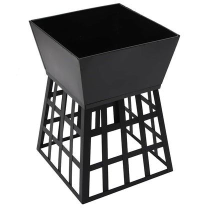 Vuurplaats En Barbecue 2-In-1 34X34X48 Cm Staal