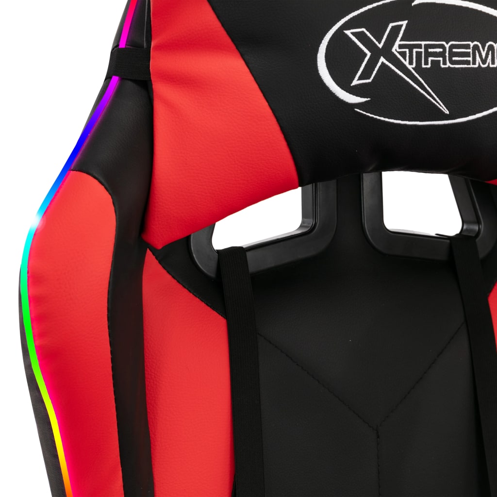 Racestoel Met Rgb Led-Verlichting Kunstleer