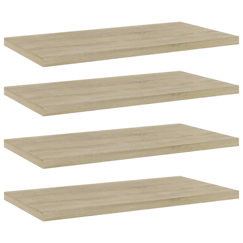 Wandschappen 40X40X1,5 Cm Spaanplaat Kleurig Sonoma Eiken