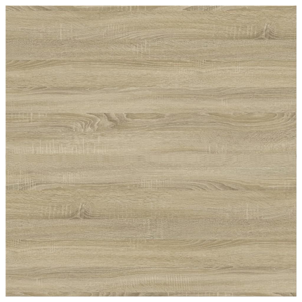 Wandschappen 40X40X1,5 Cm Spaanplaat Kleurig Sonoma Eiken