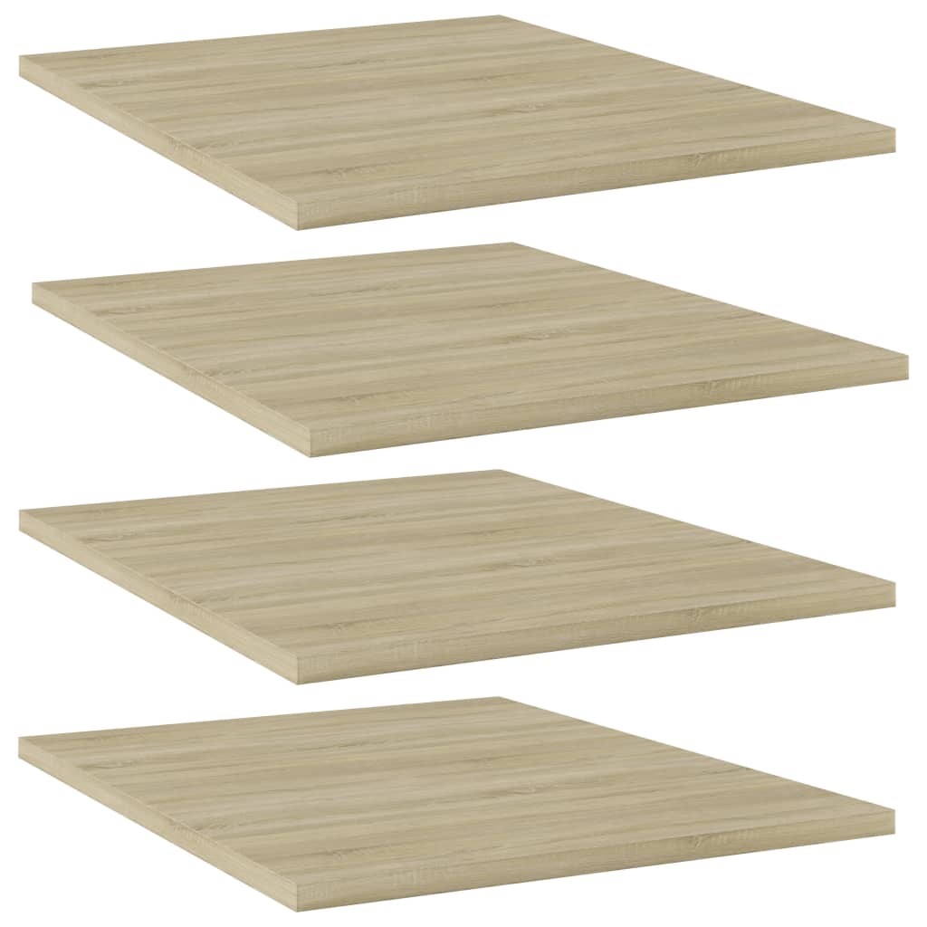 Wandschappen 40X40X1,5 Cm Spaanplaat Kleurig Sonoma Eiken