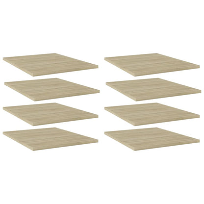 Wandschappen 40X40X1,5 Cm Spaanplaat Kleurig Sonoma Eiken