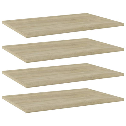 Wandschappen 40X40X1,5 Cm Spaanplaat Kleurig Sonoma Eiken