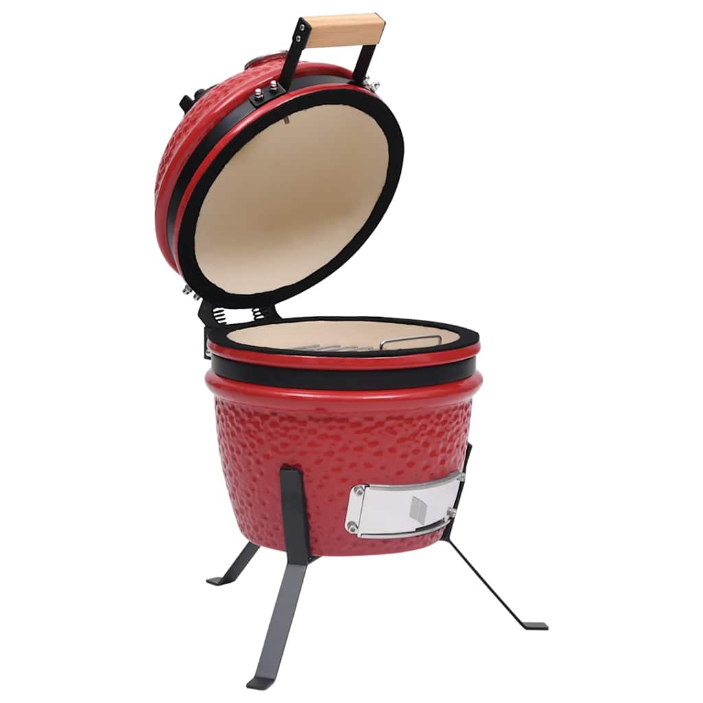 Kamado Barbecue 2-In-1 56 Cm Keramiek