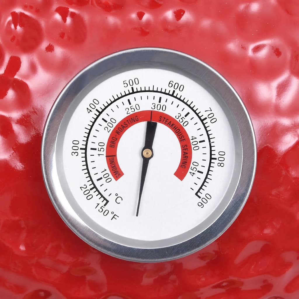 Kamado Barbecue 2-In-1 56 Cm Keramiek