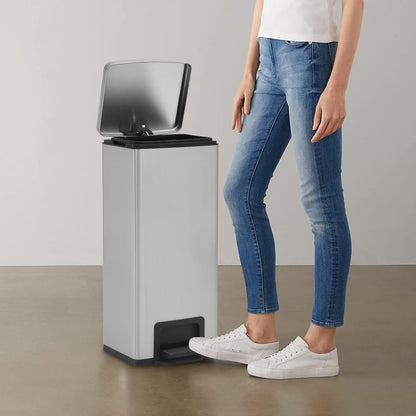 Pedaalemmer Met Anti-Vingerafdruk 30 L Rvs