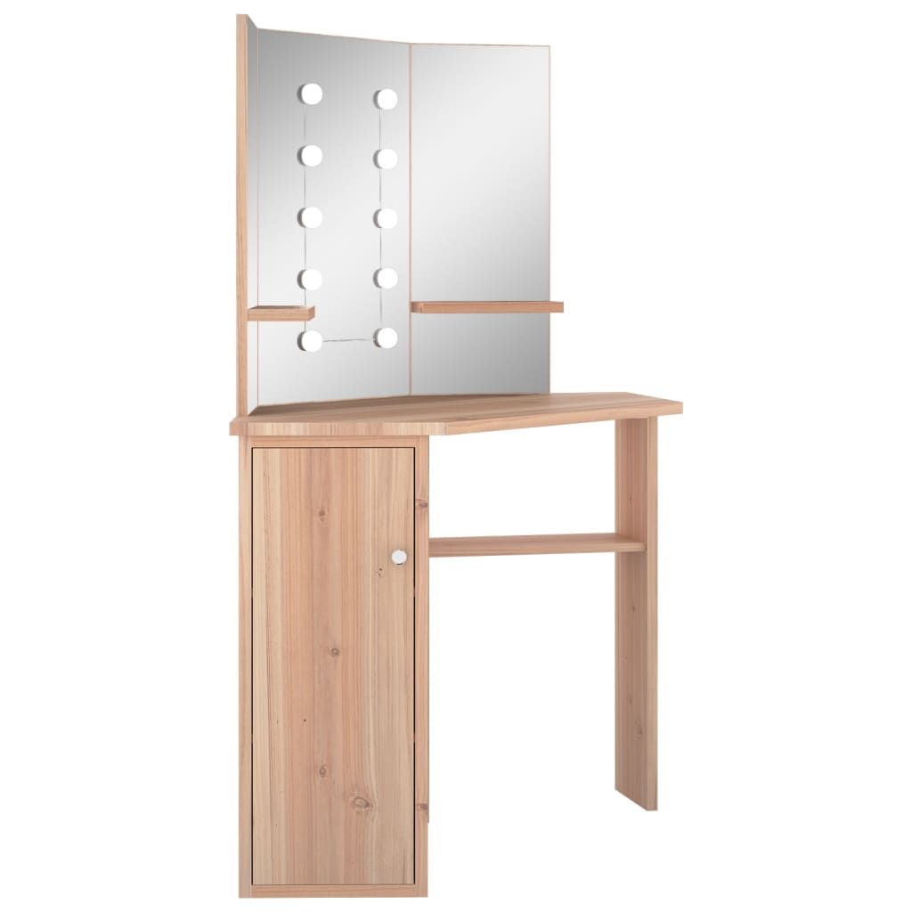 Hoekkaptafel Met Led 111X54X141,5 Cm Kleurig