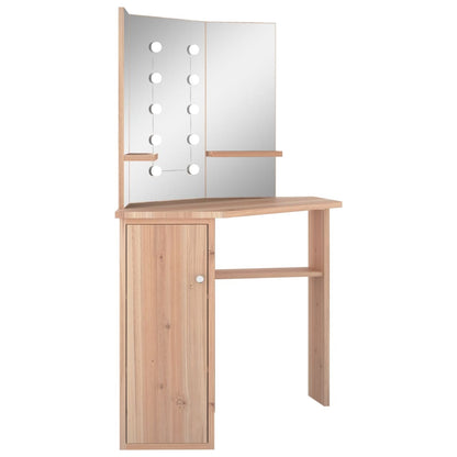 Hoekkaptafel Met Led 111X54X141,5 Cm Kleurig