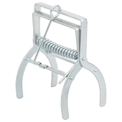 Mollenvallen Gegalvaniseerd Staal Zilverkleurig