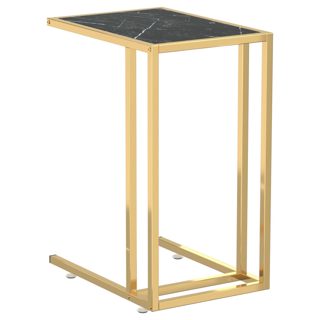 Computer Bijzettafel 50X35X65 Cm Gehard Glas Kleurig