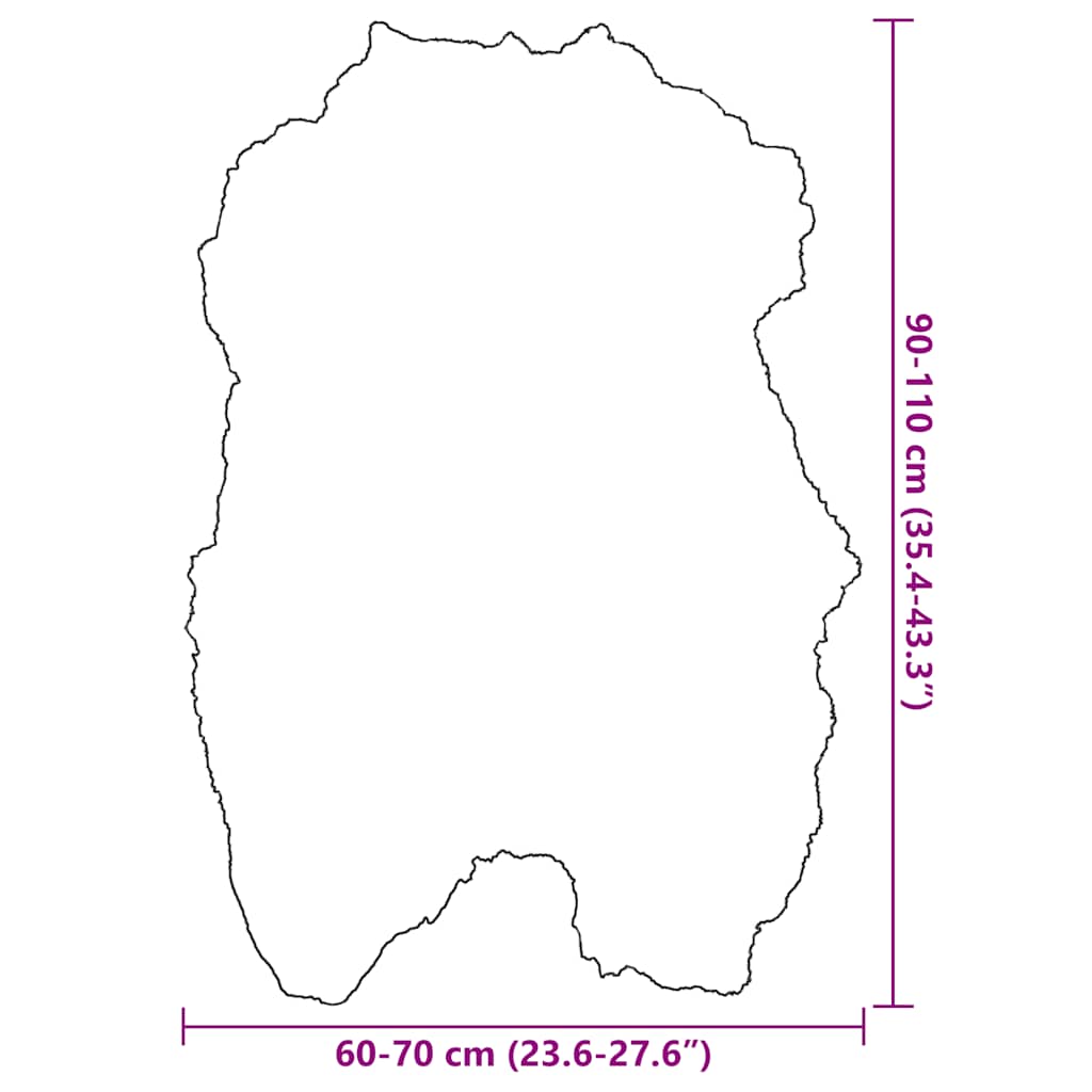 Stoelhoes Ijslander Schapenvacht 70X110 Cm Kleurig
