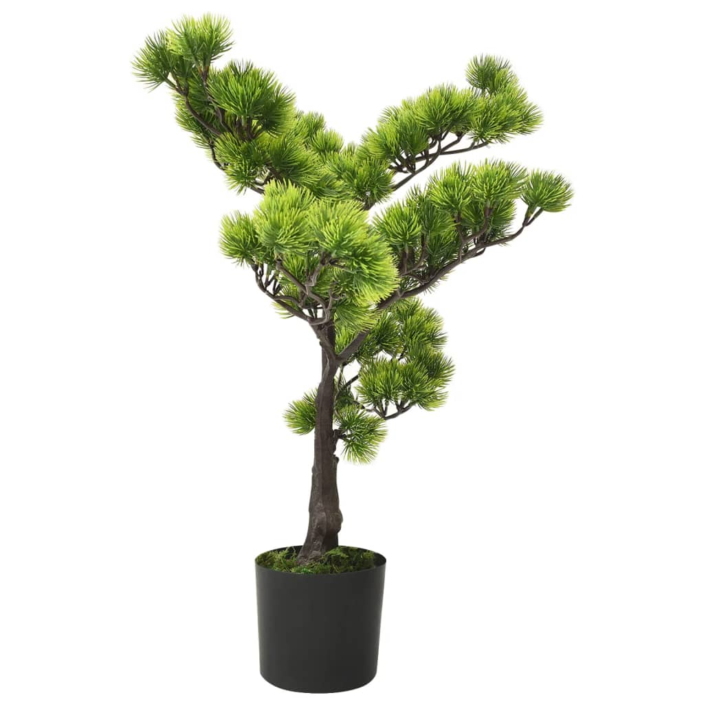 Kunstplant Met Pot Pinus Bonsai Groen