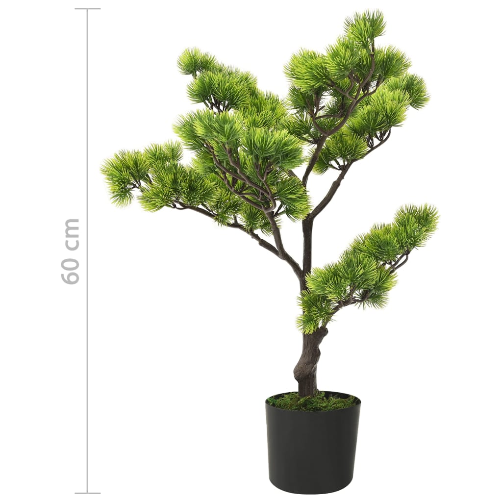 Kunstplant Met Pot Pinus Bonsai Groen