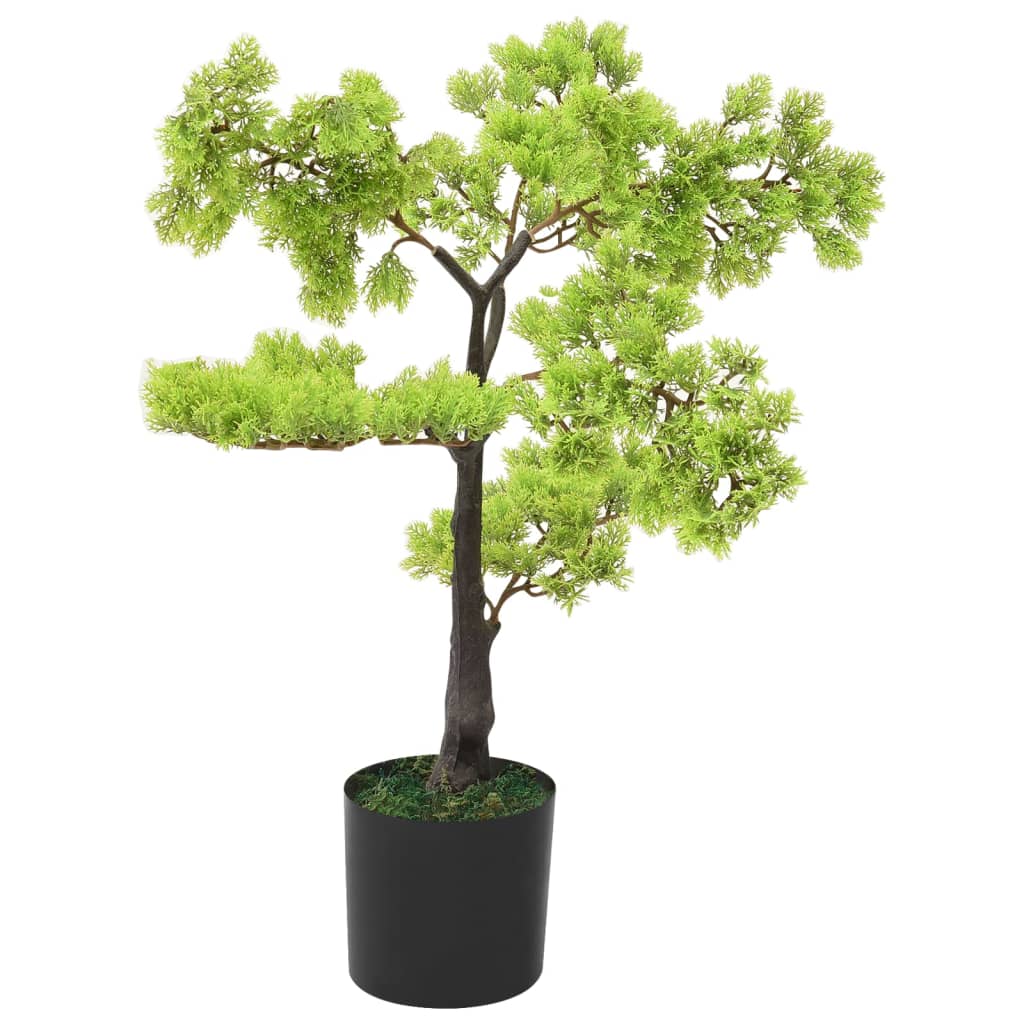 Kunstplant Met Pot Pinus Bonsai Groen