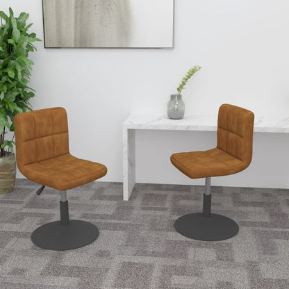 Eetkamerstoelen Draaibaar Fluweel