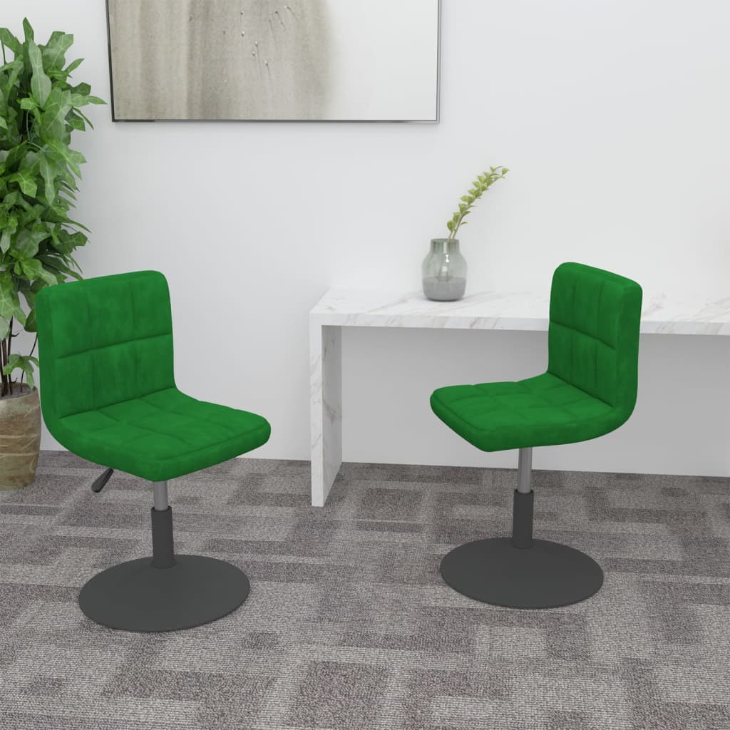 Eetkamerstoelen Draaibaar Fluweel