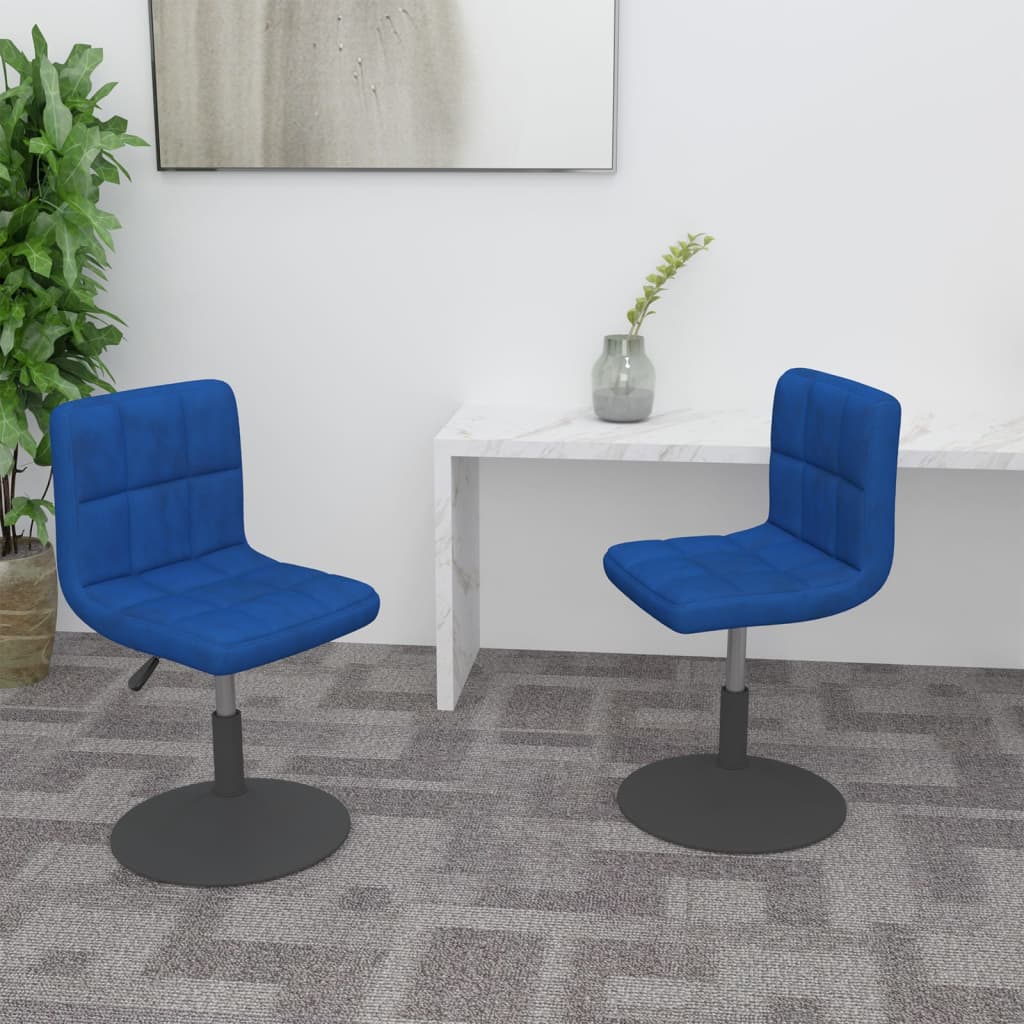 Eetkamerstoelen Draaibaar Fluweel