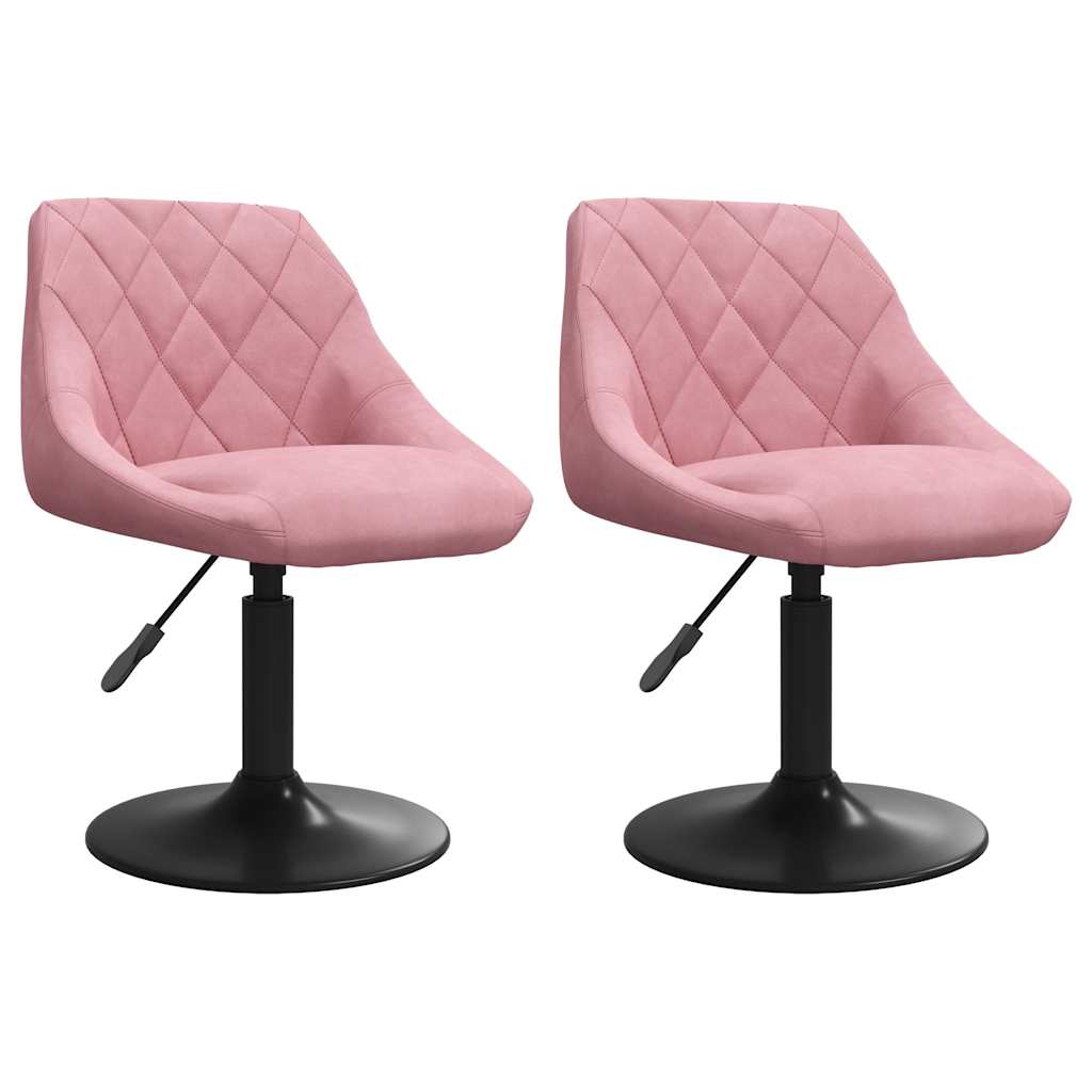 Eetkamerstoelen Draaibaar Fluweel