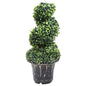 Kunstplant Met Pot Buxus Spiraal 89 Cm Groen