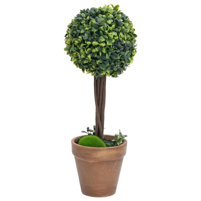Kunstplanten Met Pot Buxus Bolvorming 56 Cm Groen