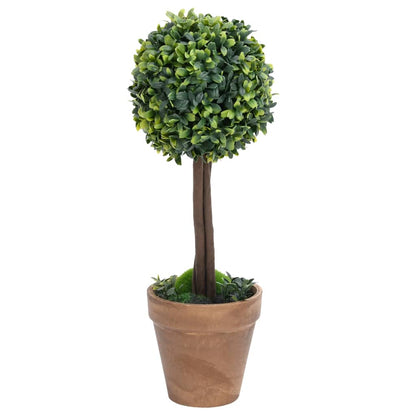 Kunstplanten Met Pot Buxus Bolvorming 56 Cm Groen