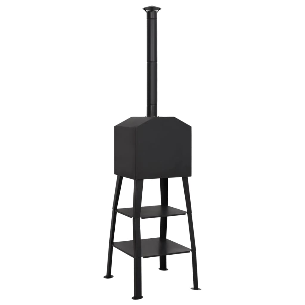 Pizzaoven Houtskool Met 2 Vuurkleistenen