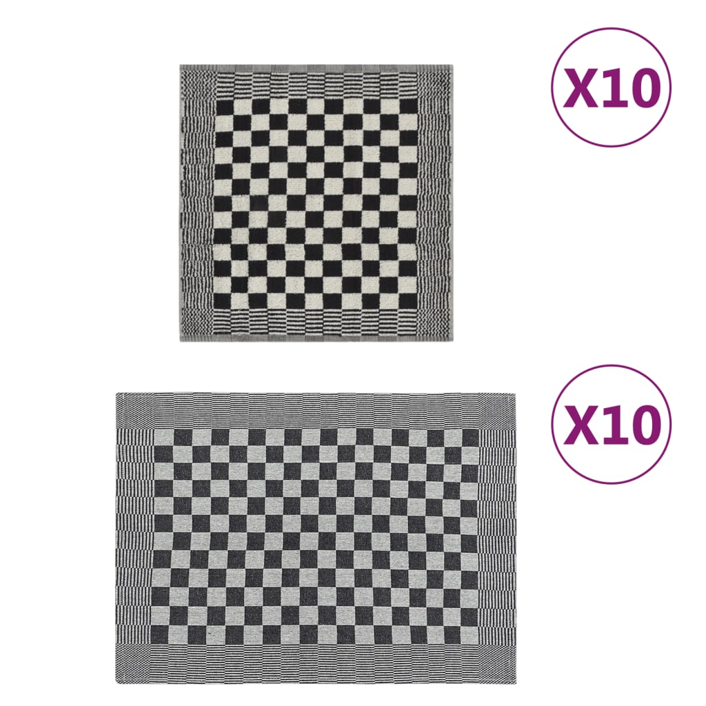 10-Delige Keukendoekenset Katoen