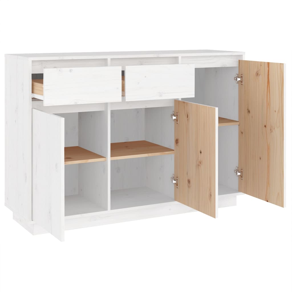 Dressoir 110X34X75 Cm Massief Grenenhout
