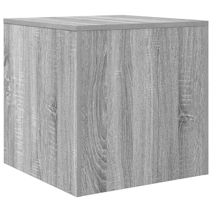 3-Delige Tafeltjesset Bewerkt Hout Eikenkleurig