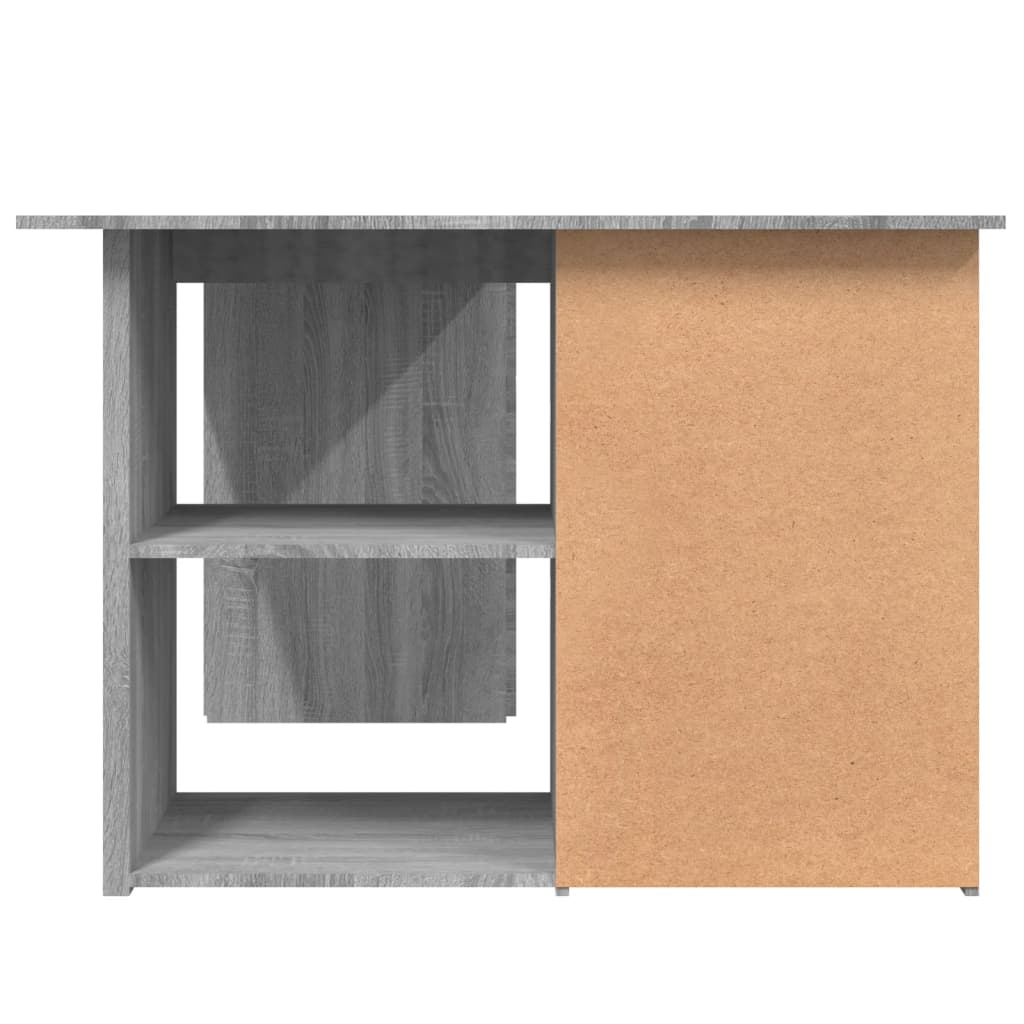 Hoekbureau 145X100X76 Cm Bewerkt Hout Eikenkleurig