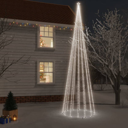 Kerstboom Met Grondpin 108 Led's 180 Cm Koudwit