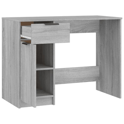 Bureau 100X50X75 Cm Bewerkt Hout Eikenkleurig