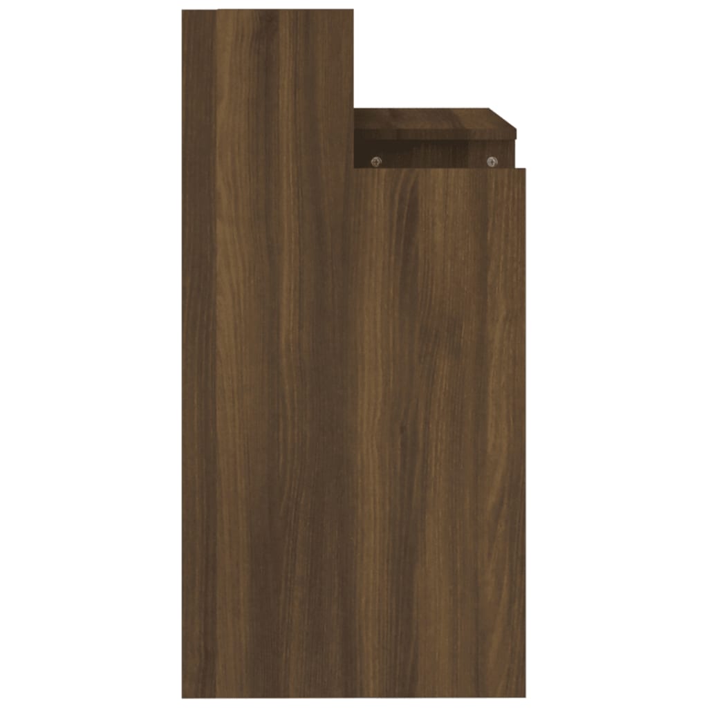 Bureau Met Led-Verlichting 97X45X90 Cm Hout