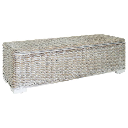 Opbergbox 110 Cm Natuurlijk Kubu Rattan En Mahoniehout
