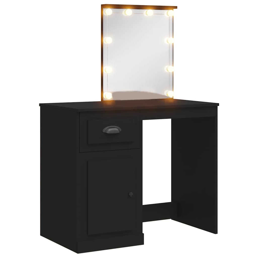 Kaptafel Met Led-Verlichting 90X42X132,5 Cm