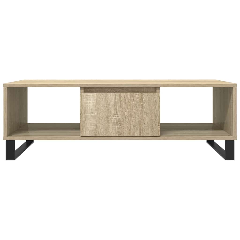 Salontafel 104X60X35 Cm Bewerkt Hout Kleurig