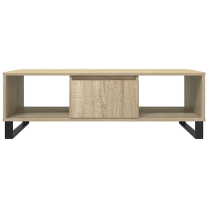 Salontafel 104X60X35 Cm Bewerkt Hout Kleurig