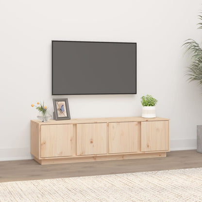 Tv-Meubel 140X40X40 Cm Massief Grenenhout