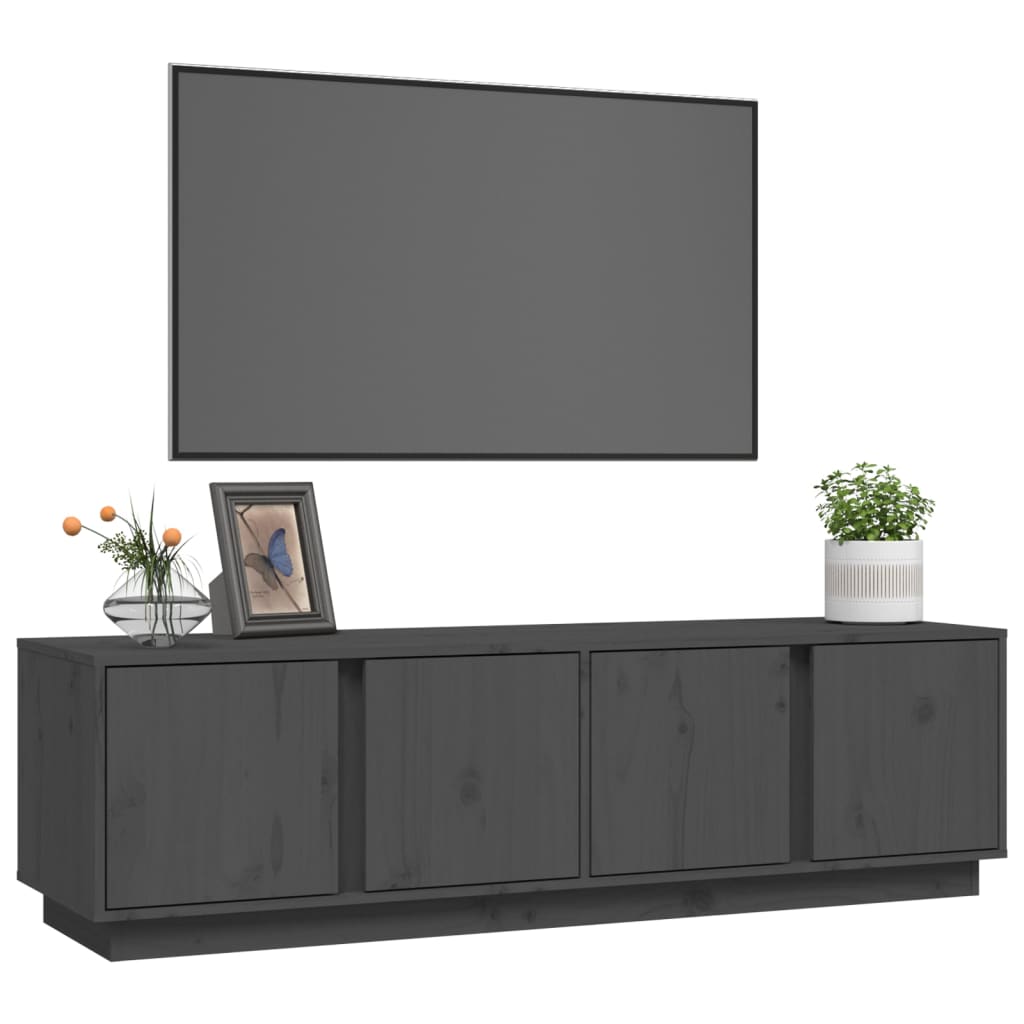 Tv-Meubel 140X40X40 Cm Massief Grenenhout