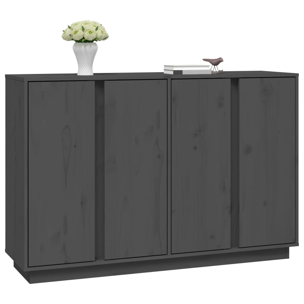 Dressoir 120X35X80 Cm Massief Grenenhout