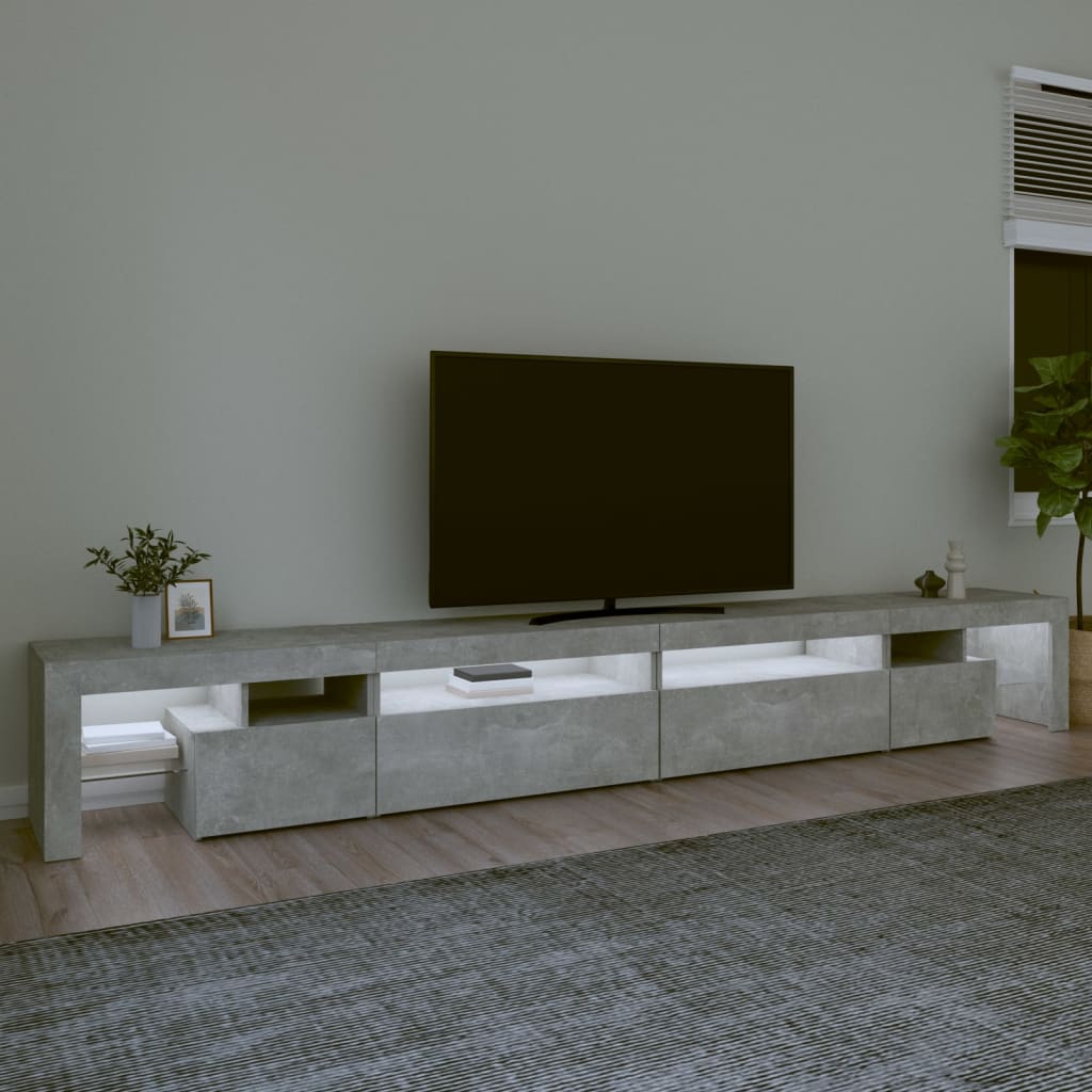 Tv-Meubel Met Led-Verlichting 290X36,5X40 Cm