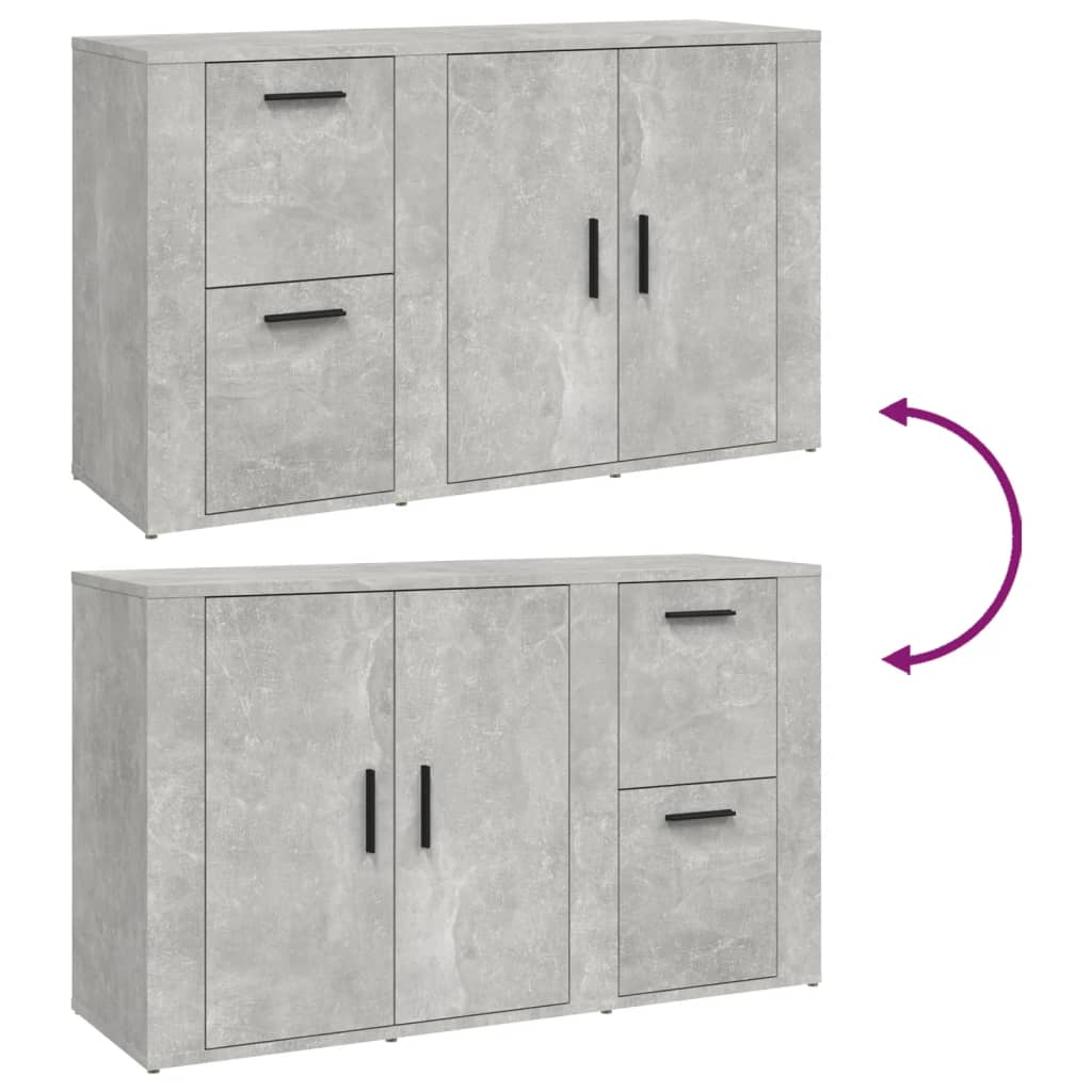 Dressoir 100X33X59,5 Cm Bewerkt Hout