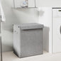 Wasmand Inklapbaar 64,5X34,5X59 Cm Kunstlinnen Grijs