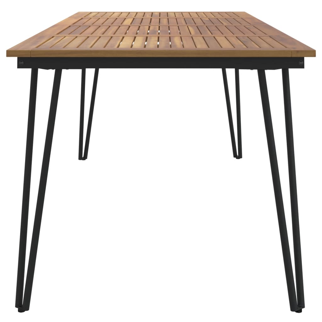 Tuintafel Met Haarspeldpoten Massief Acaciahout