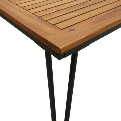 Tuintafel Met Haarspeldpoten Massief Acaciahout