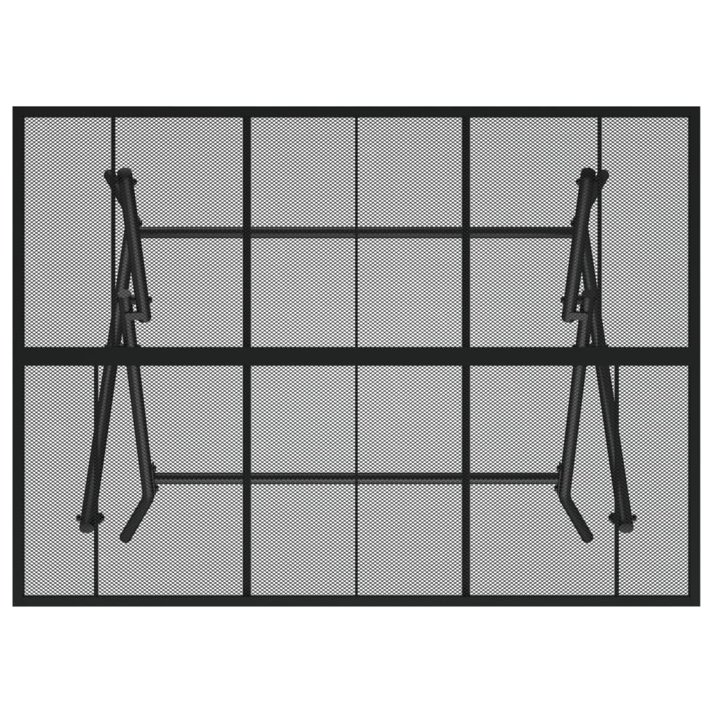 Tuintafel Inklapbaar Staalgaas Antracietkleurig